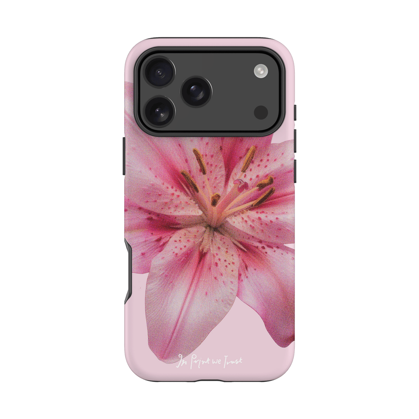 lily tough iPhone case - In Print We Trust