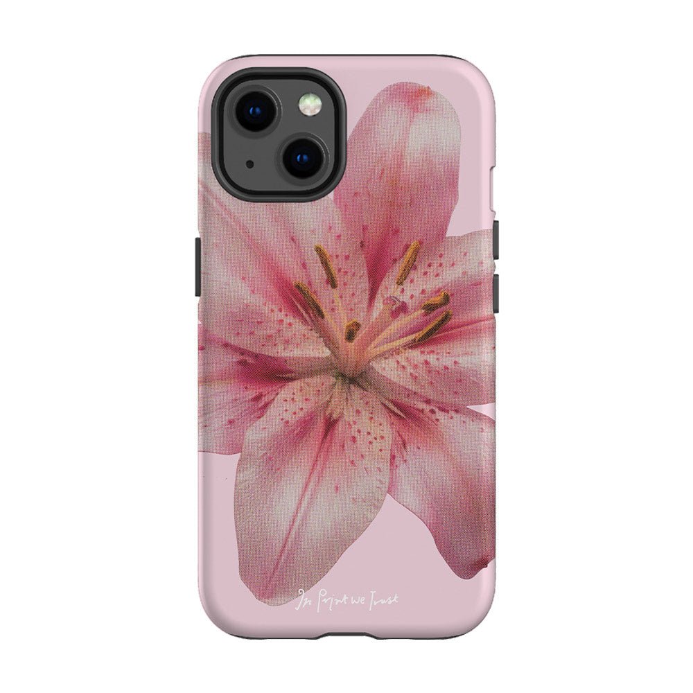 lily tough iPhone case - In Print We Trust