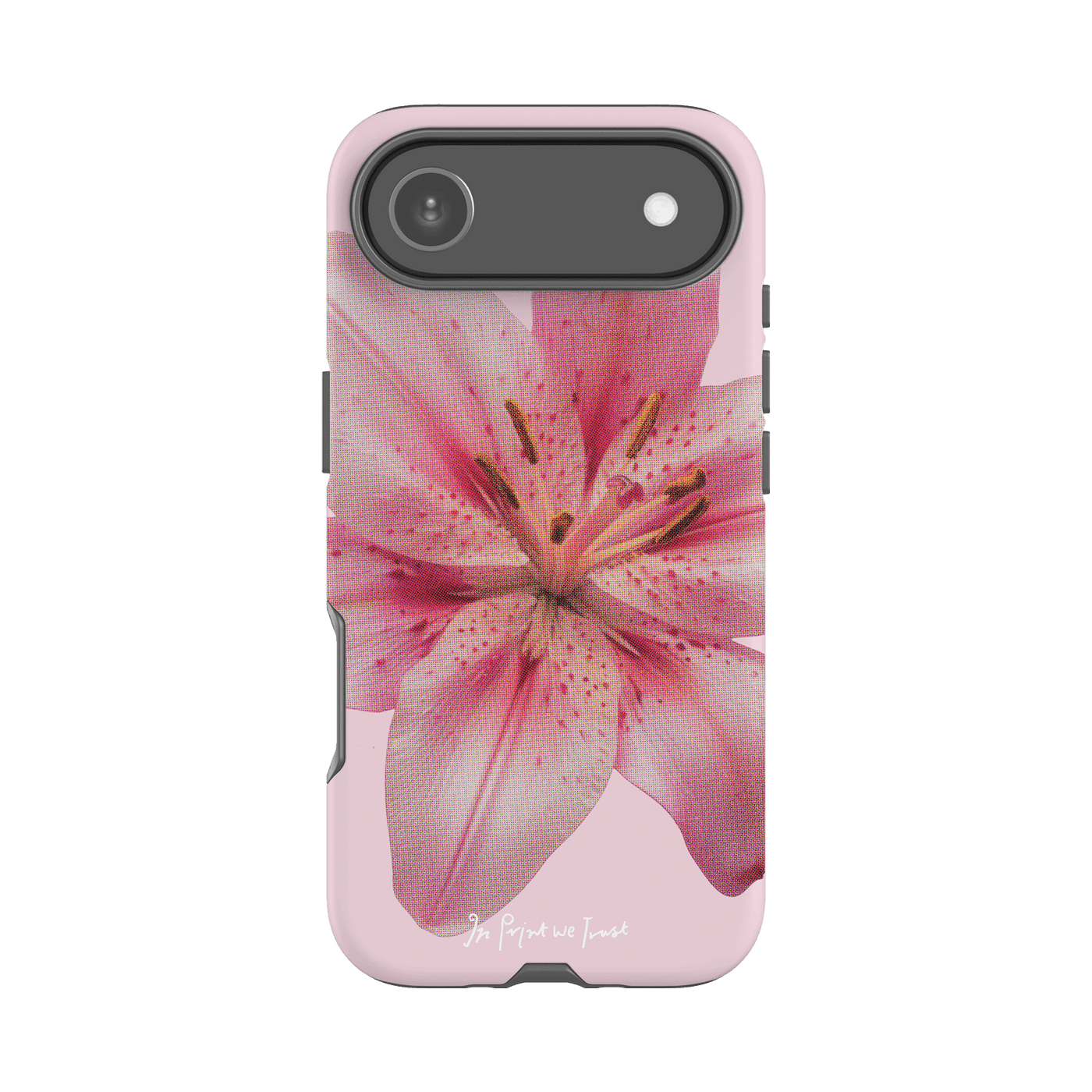 lily tough iPhone case - In Print We Trust