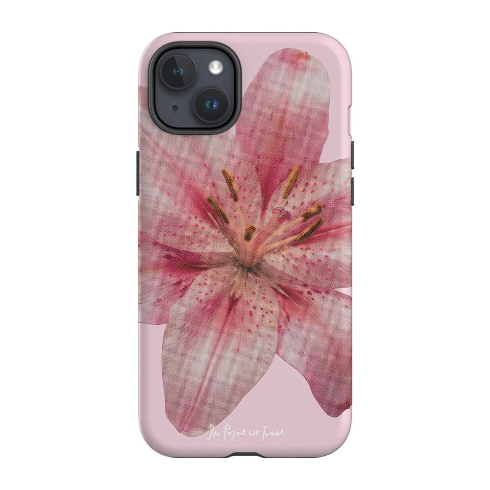 lily tough iPhone case - In Print We Trust