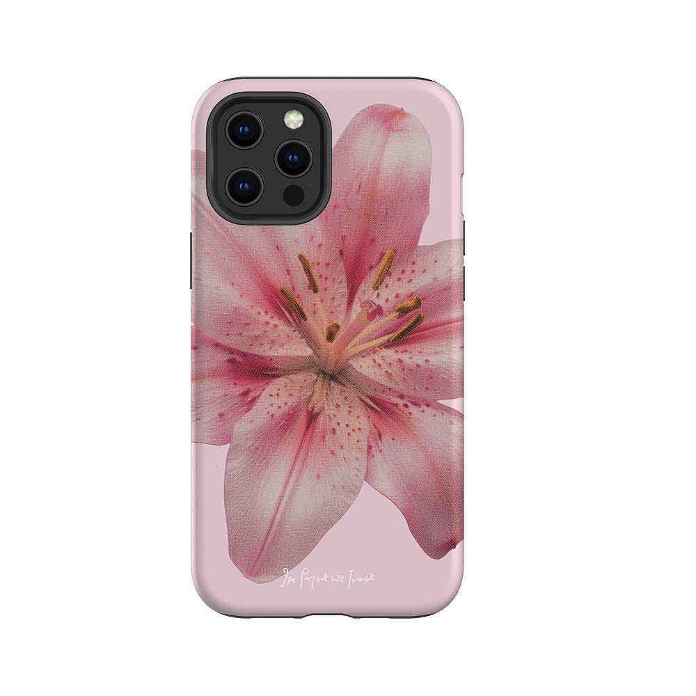 lily tough iPhone case - In Print We Trust