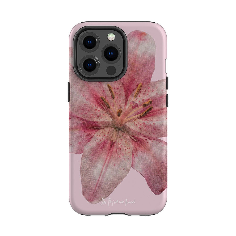 lily tough iPhone case - In Print We Trust