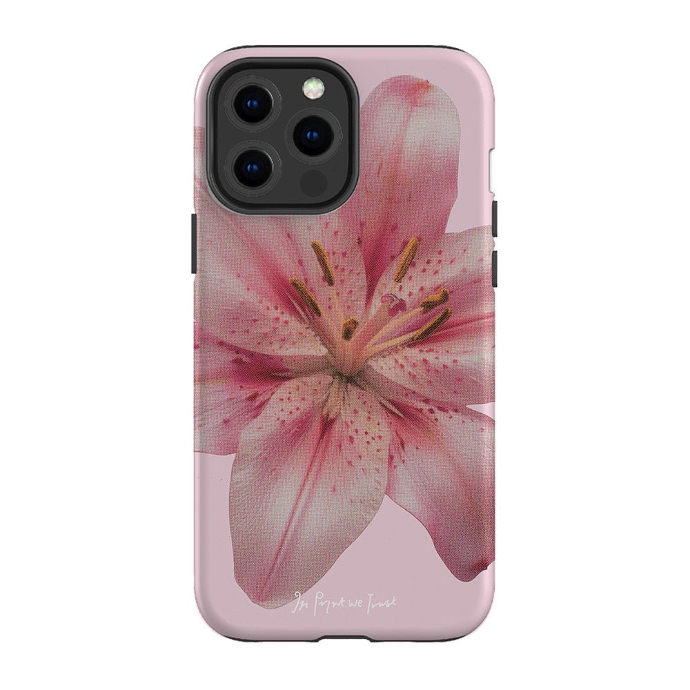 lily tough iPhone case - In Print We Trust