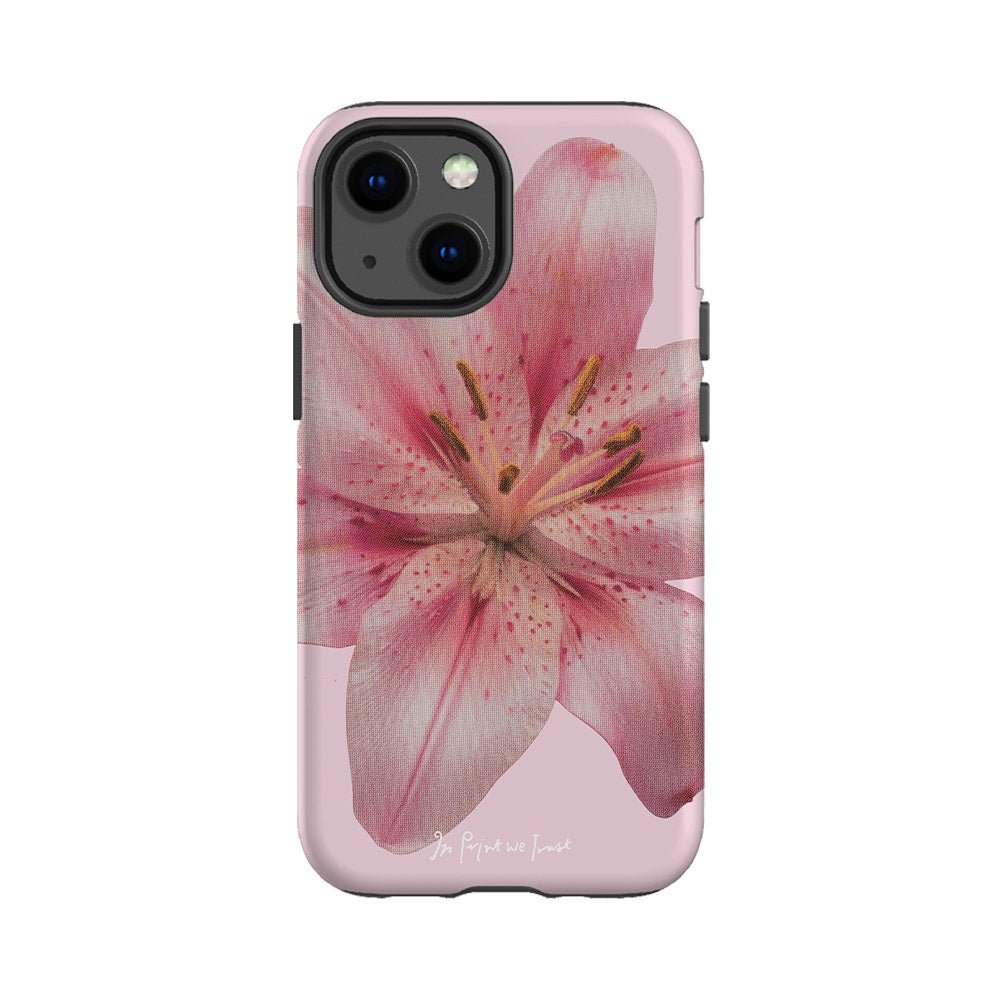 lily tough iPhone case - In Print We Trust