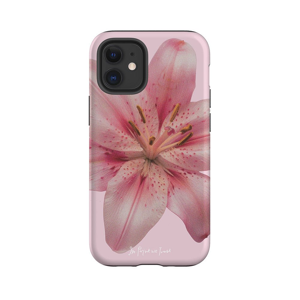 lily tough iPhone case - In Print We Trust