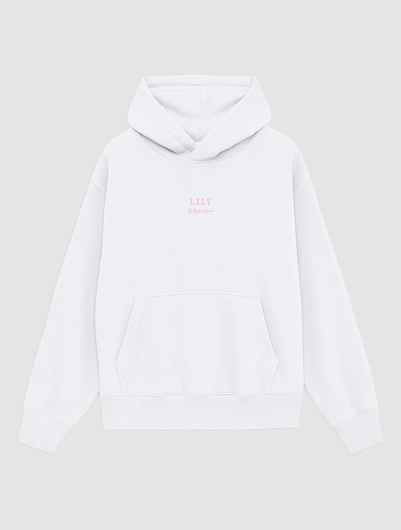 lily white hoodie - In Print We Trust