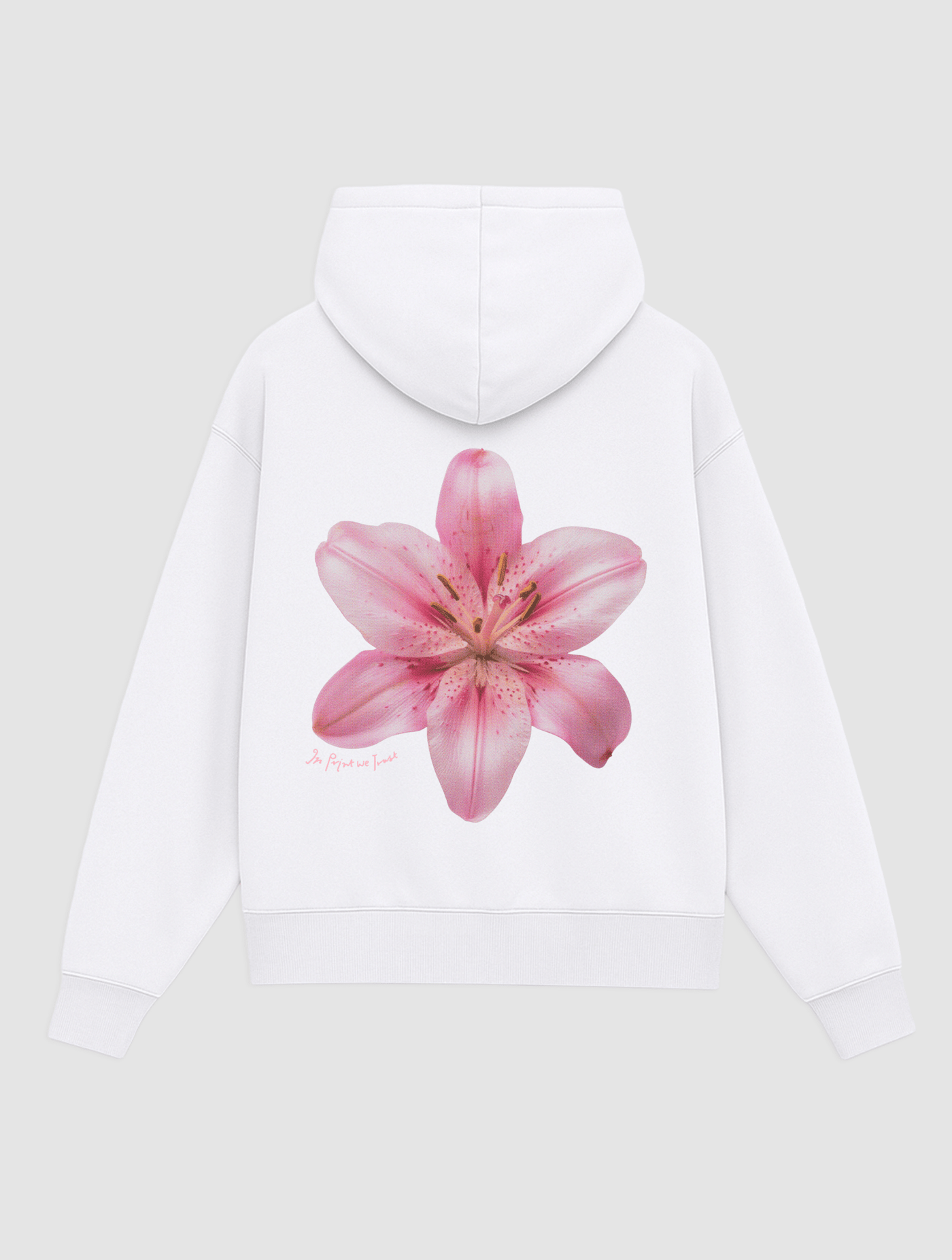 lily white hoodie - In Print We Trust