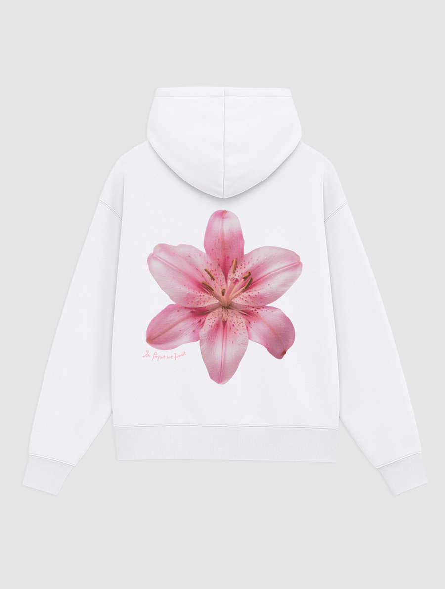 lily white hoodie - In Print We Trust