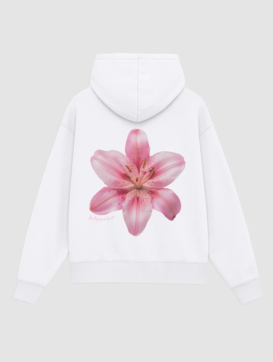 lily white hoodie - In Print We Trust