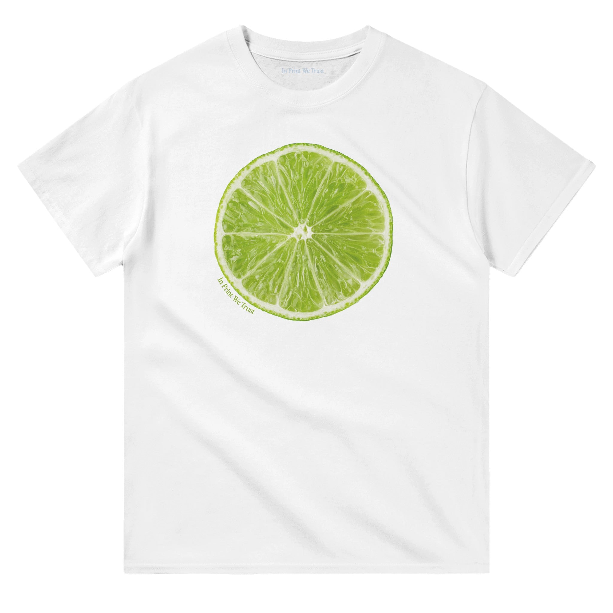 'Lime' classic tee - In Print We Trust