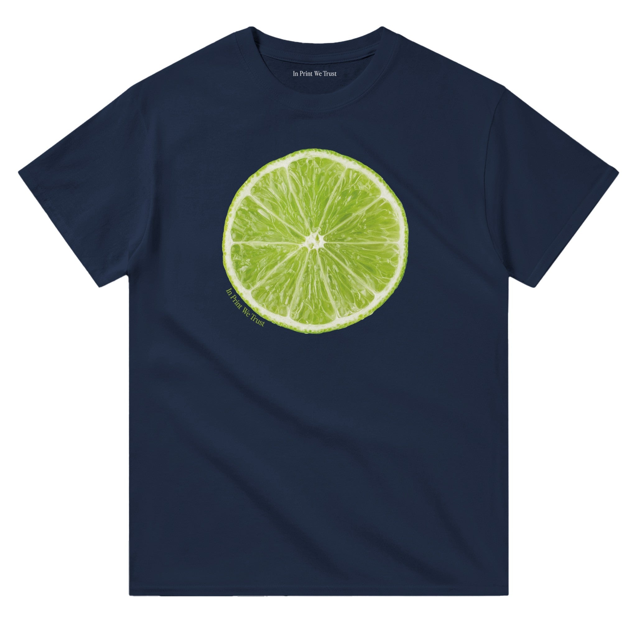 'Lime' classic tee - In Print We Trust