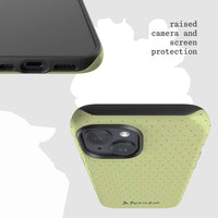 lime tough iPhone case - In Print We Trust