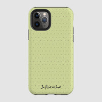 lime tough iPhone case - In Print We Trust