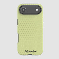 lime tough iPhone case - In Print We Trust
