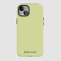 lime tough iPhone case - In Print We Trust