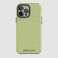 lime tough iPhone case - In Print We Trust