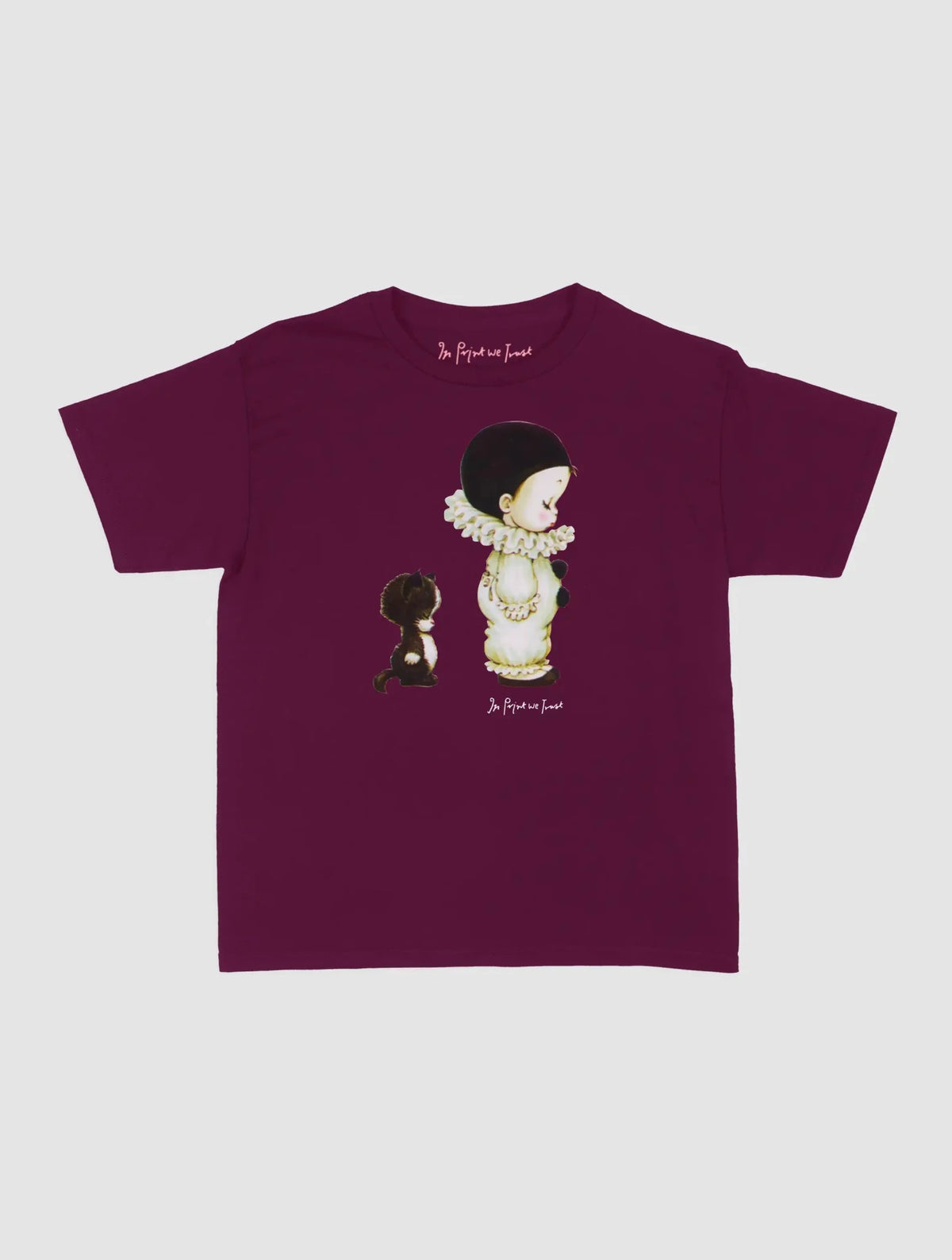 little clown baby tee - In Print We Trust