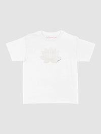 lotus crochet baby tee - In Print We Trust