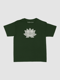 lotus crochet baby tee - In Print We Trust