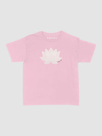 lotus crochet baby tee - In Print We Trust