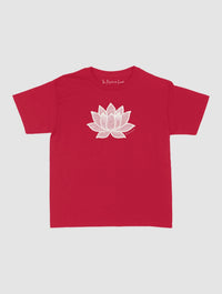 lotus crochet baby tee - In Print We Trust