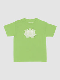 lotus crochet baby tee - In Print We Trust