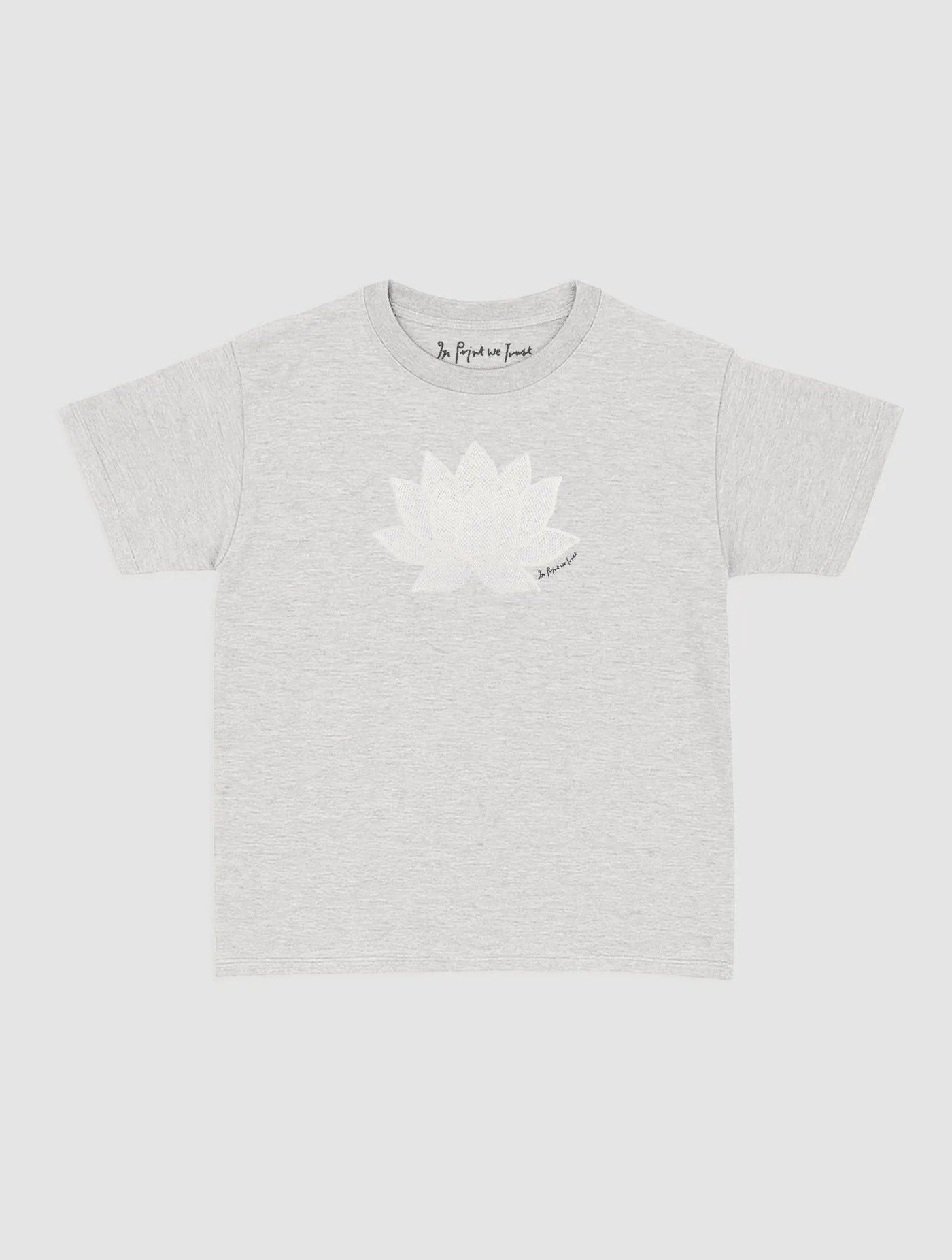 lotus crochet baby tee - In Print We Trust