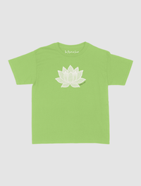 lotus crochet baby tee - In Print We Trust