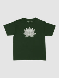 lotus crochet baby tee - In Print We Trust
