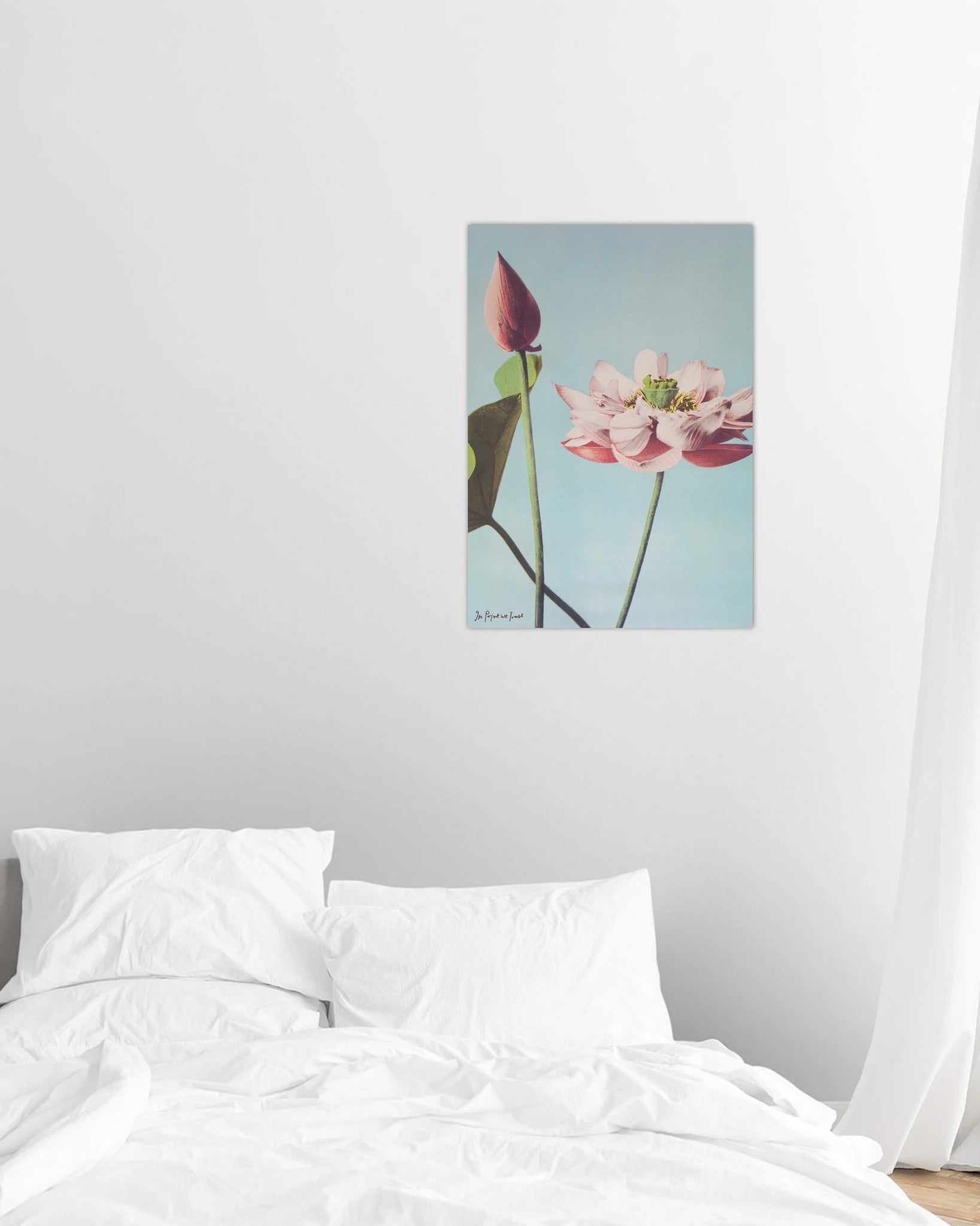 lotus print - In Print We Trust