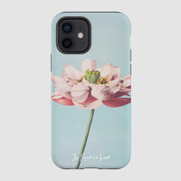 lotus tough iPhone case - In Print We Trust