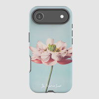 lotus tough iPhone case - In Print We Trust