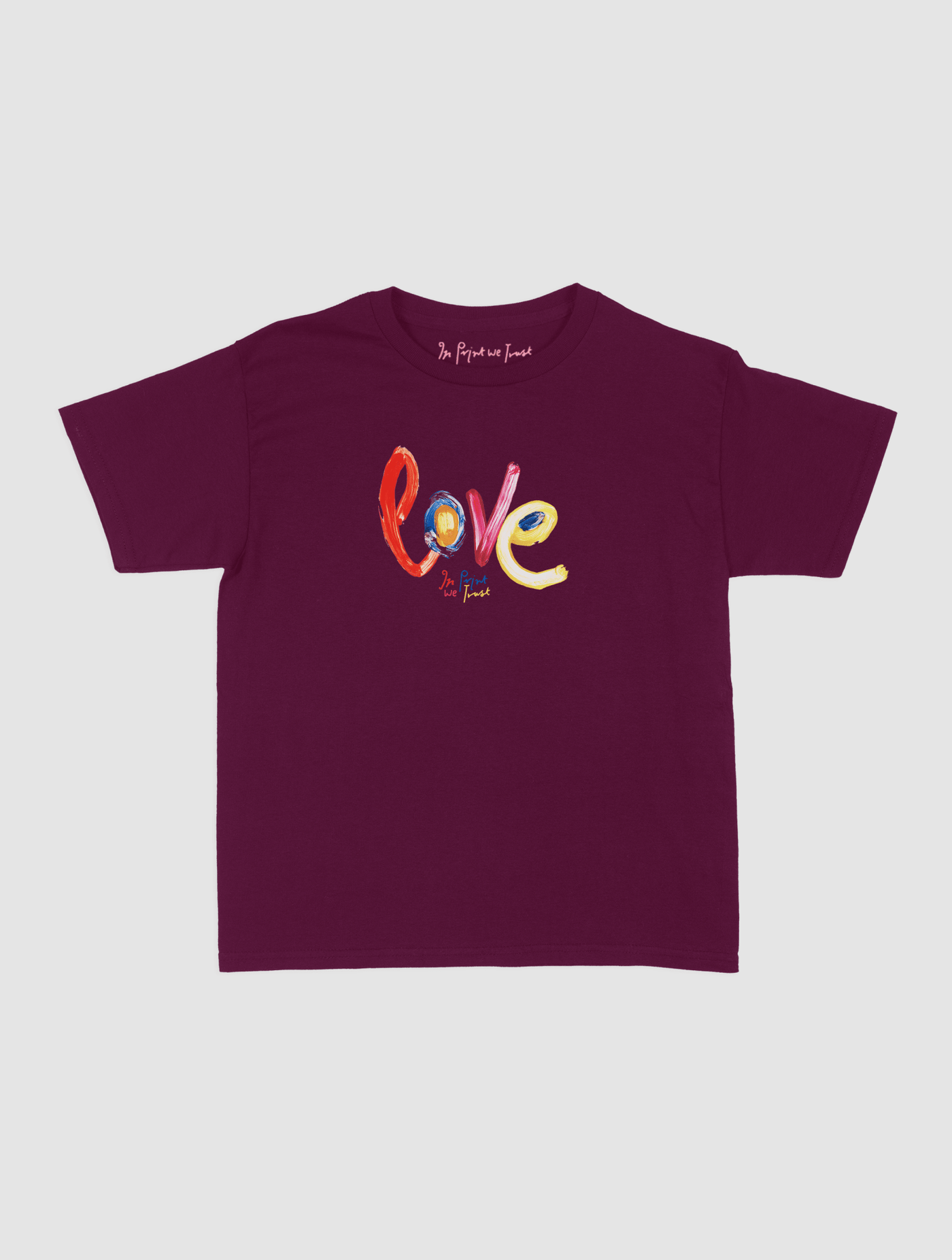 love baby tee - In Print We Trust