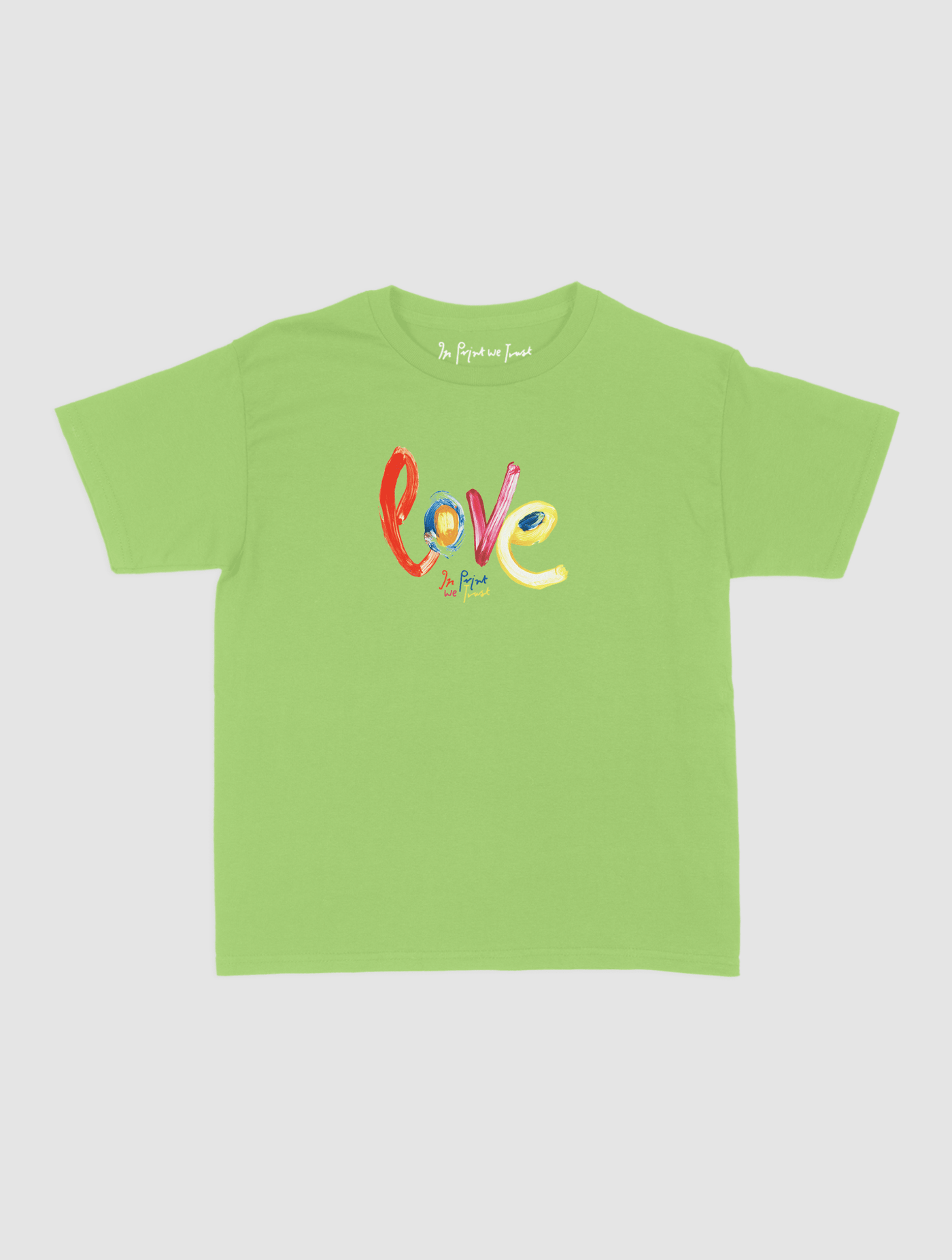 love baby tee - In Print We Trust