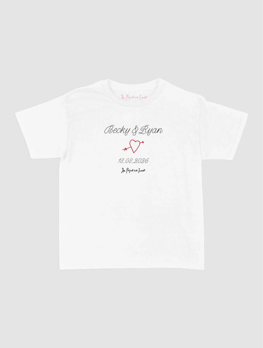 love birds baby tee - In Print We Trust