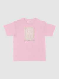love crochet baby tee - In Print We Trust