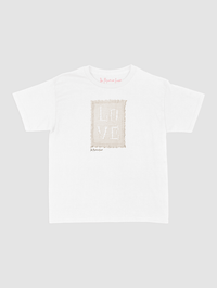 love crochet baby tee - In Print We Trust