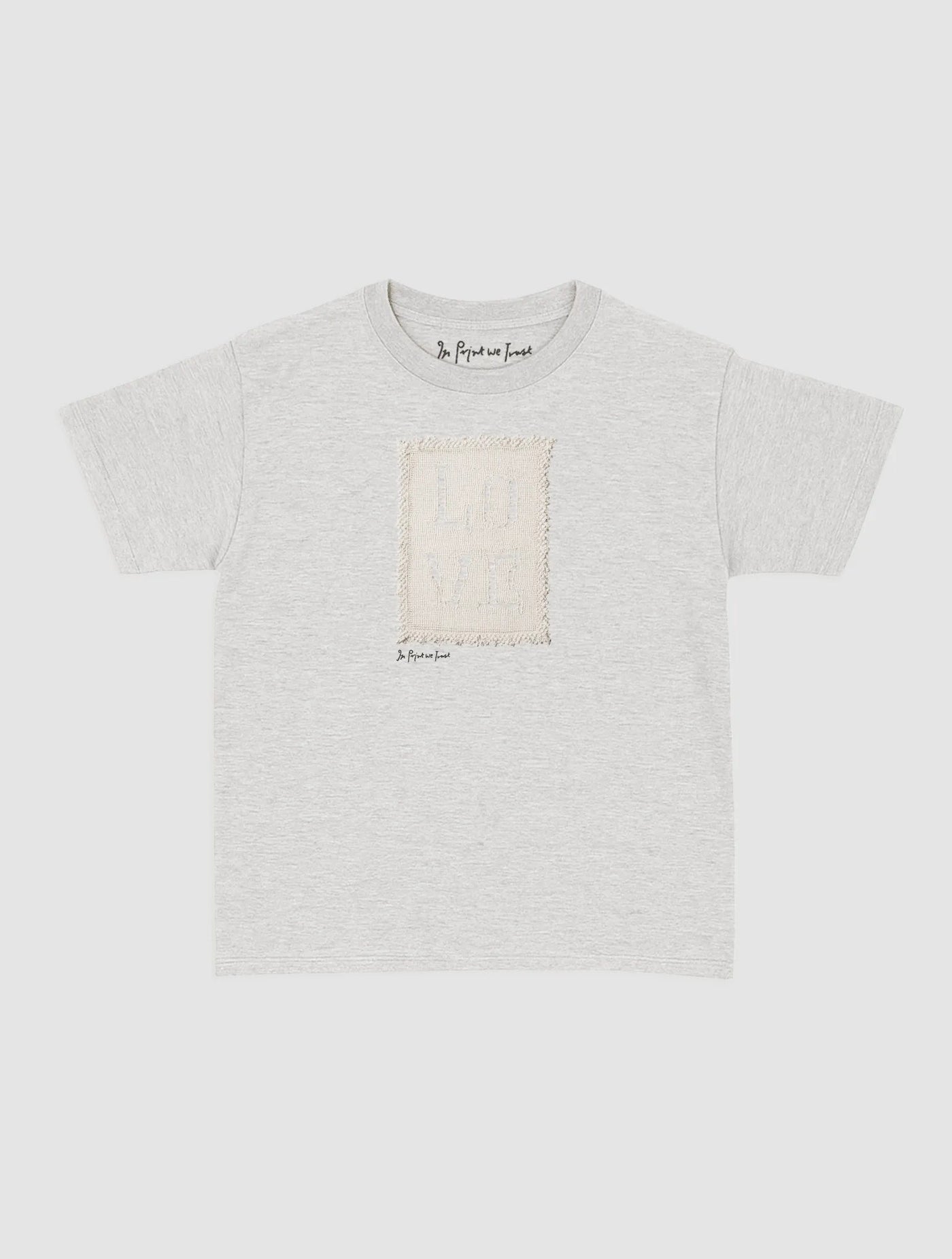 love crochet baby tee - In Print We Trust