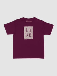 love crochet baby tee - In Print We Trust