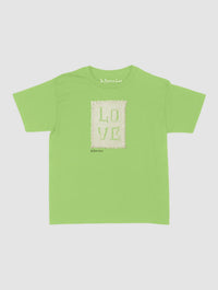 love crochet baby tee - In Print We Trust