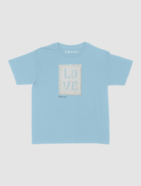 love crochet baby tee - In Print We Trust
