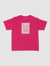 love crochet baby tee - In Print We Trust