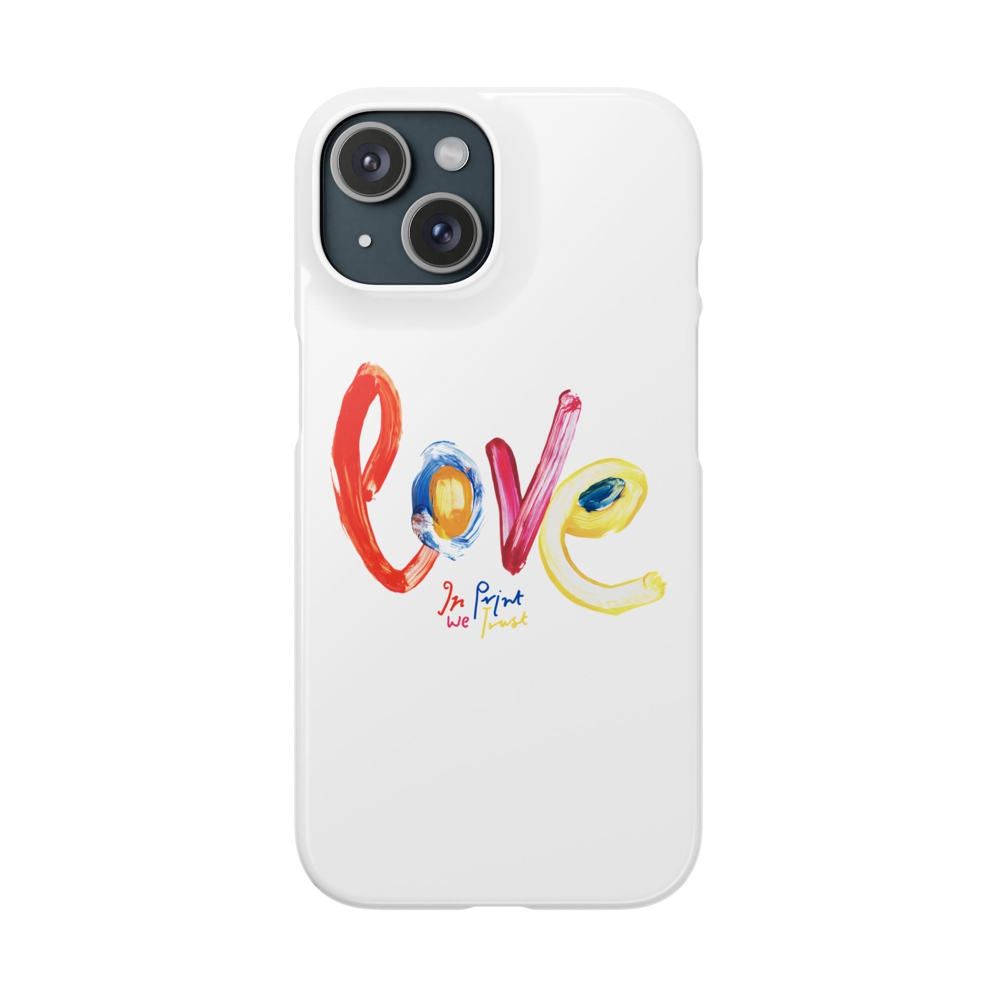 love iPhone case - In Print We Trust