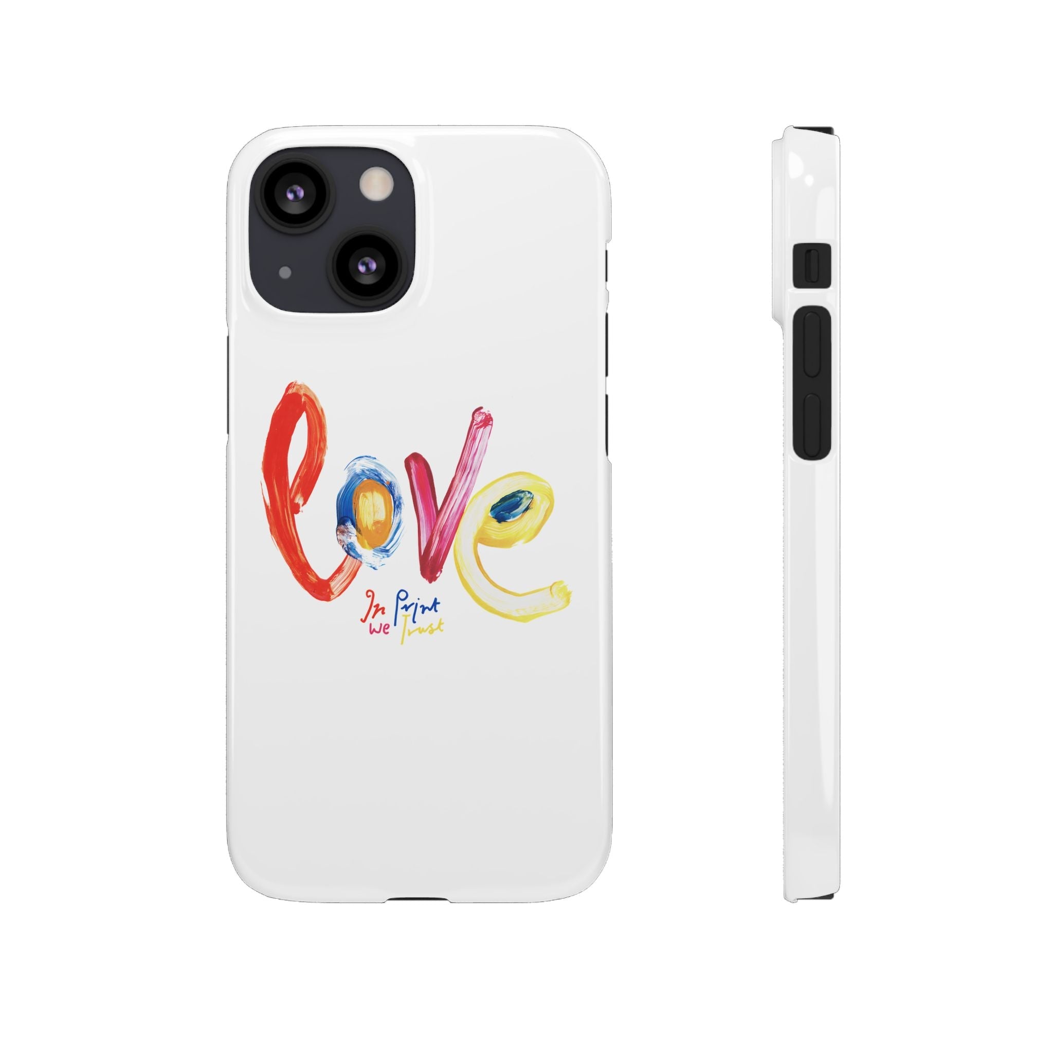 love iPhone case - In Print We Trust