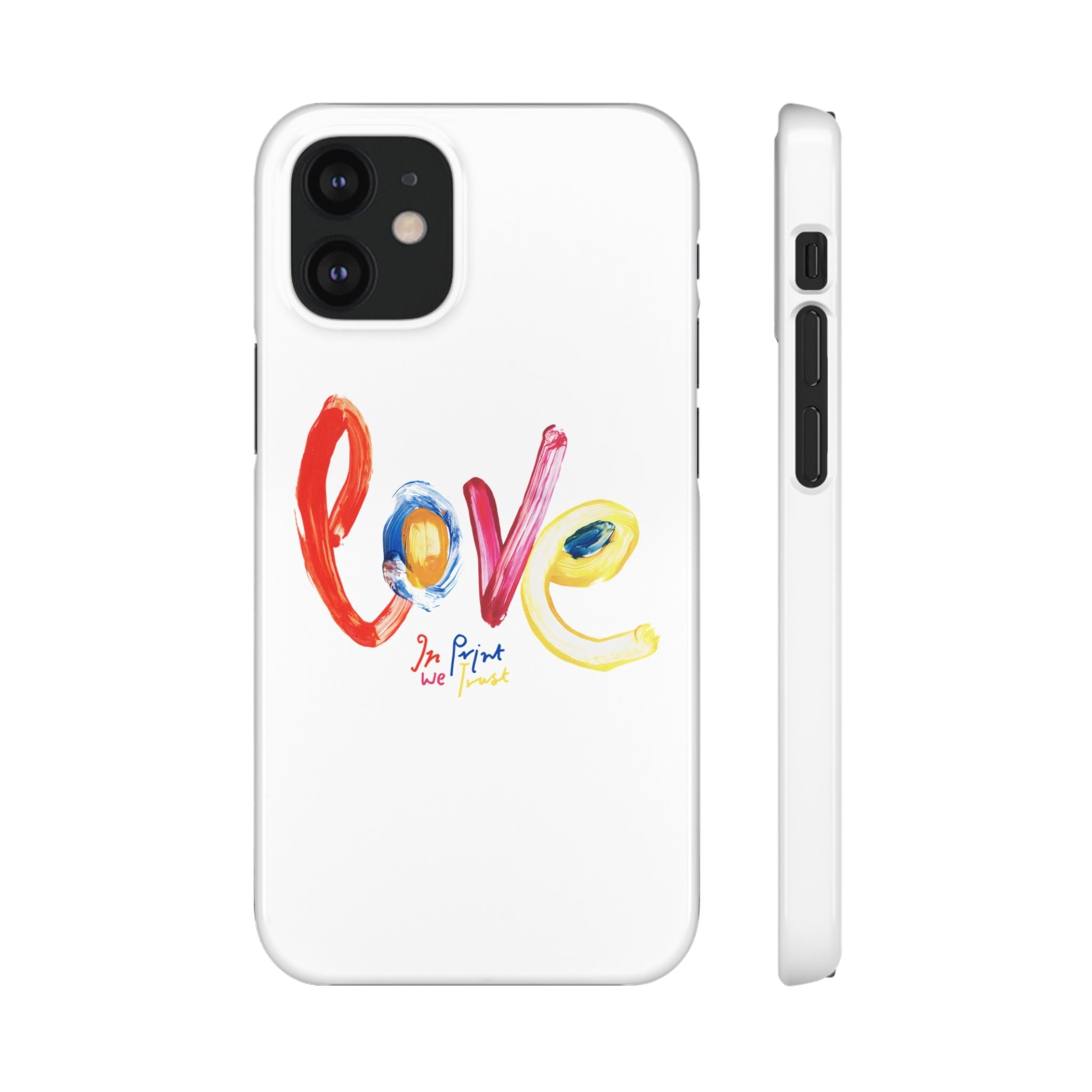 love iPhone case - In Print We Trust