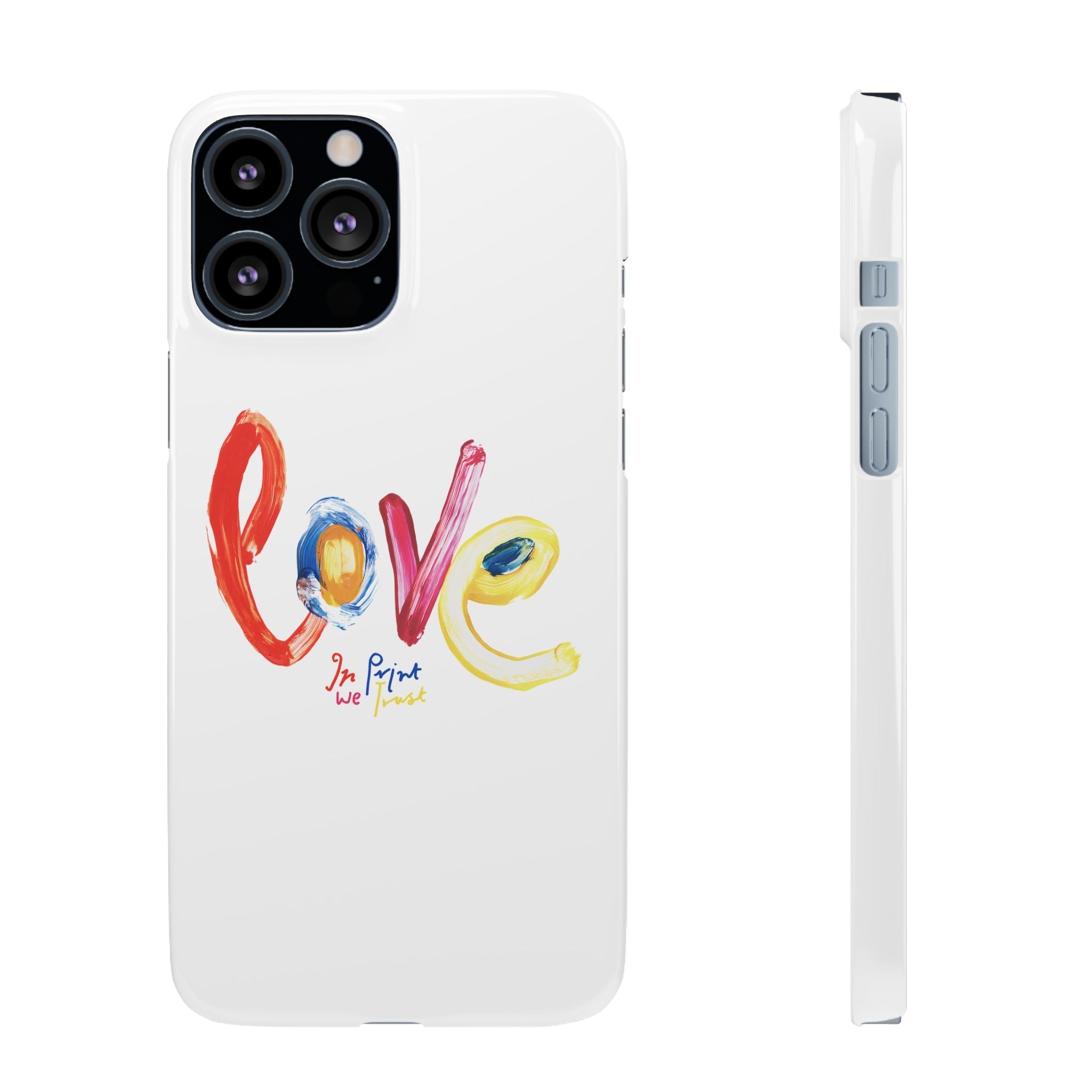 love iPhone case - In Print We Trust