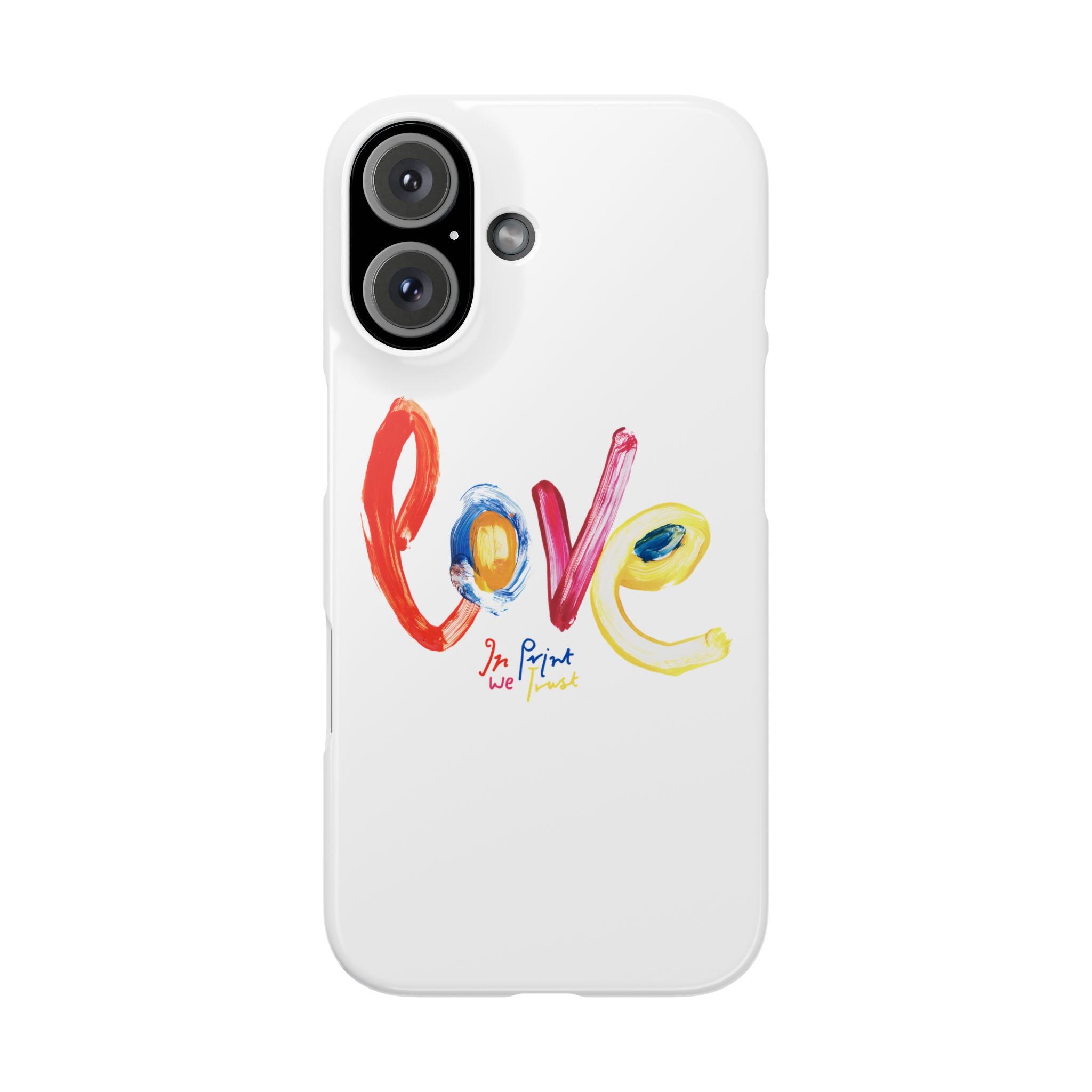 love iPhone case - In Print We Trust