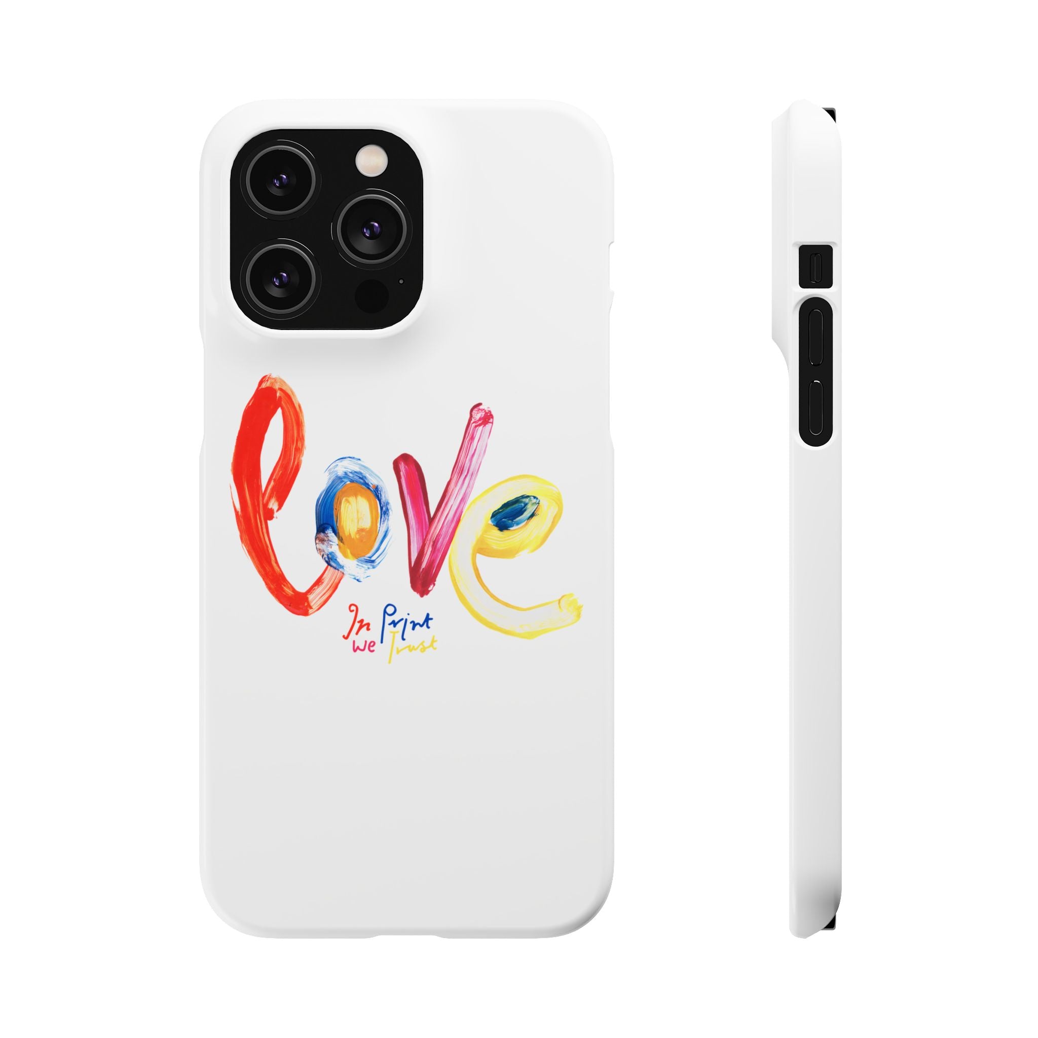 love iPhone case - In Print We Trust