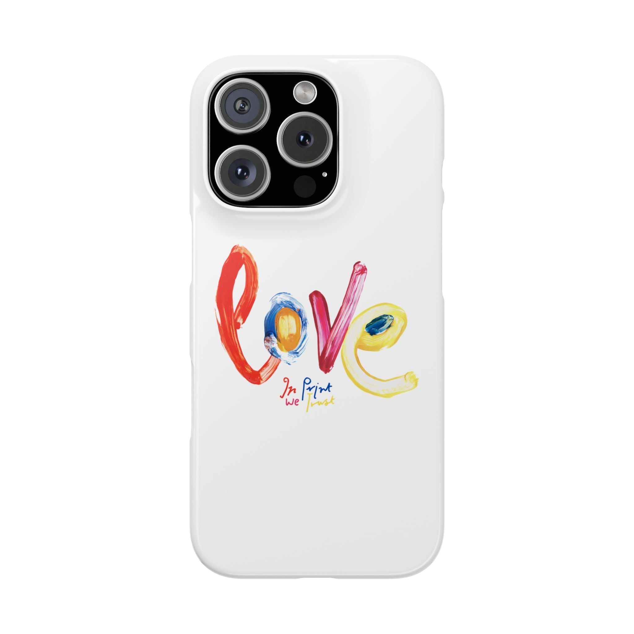 love iPhone case - In Print We Trust