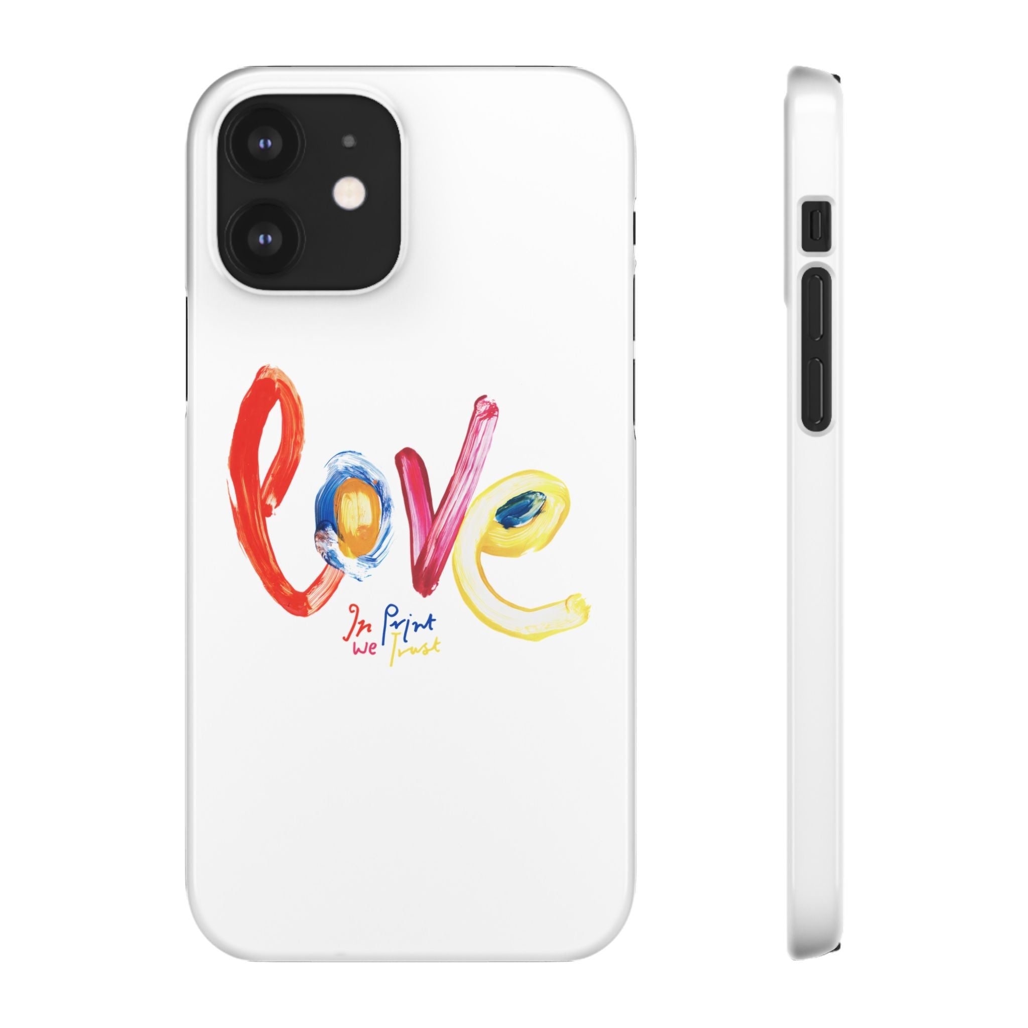 love iPhone case - In Print We Trust